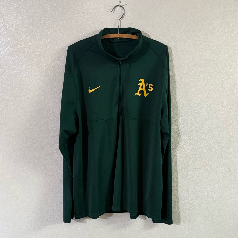 Oakland As Nike Quarter Jacket